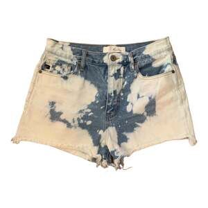 Kancan size 9 29 bleached denim shorts white jeans cutoff high